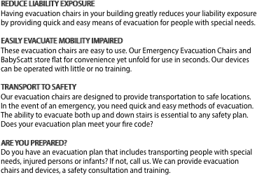 REDUCE LIABILITY EXPOSURE